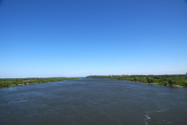 Widok z mostu MA-91 w stron Grudzidza