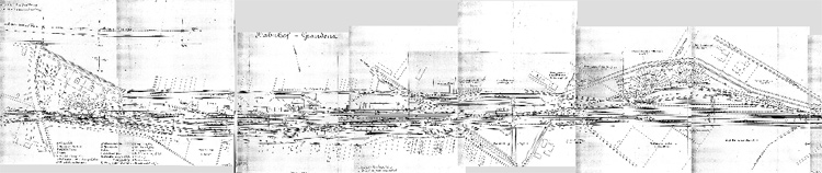 Plan stacji Grudzidz z roku 1899