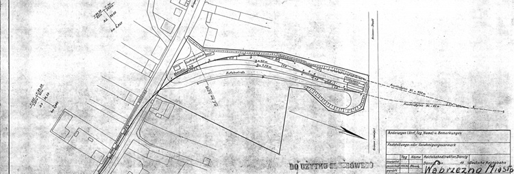 Plan stacji Wbrzeno Miasto z roku 1942